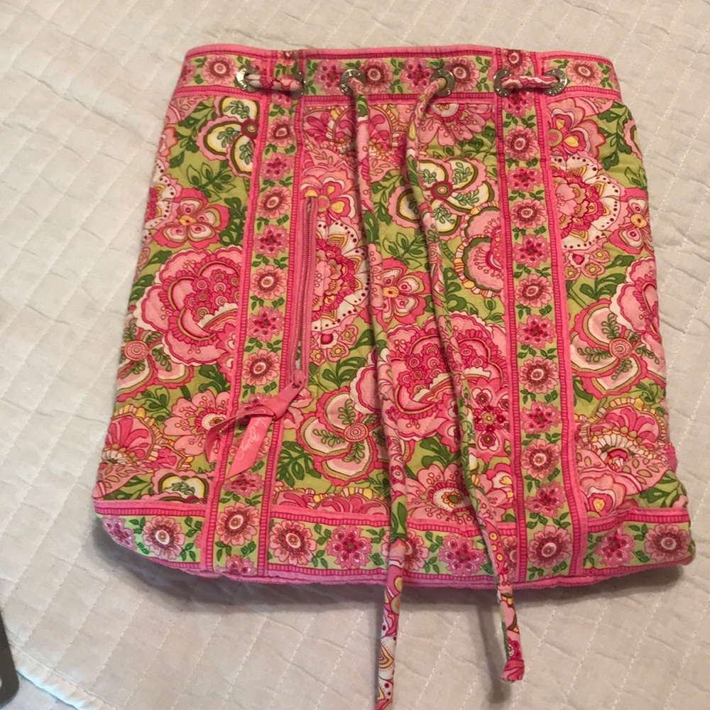 Vera Bradley Petal Pink Drawstring Backpack